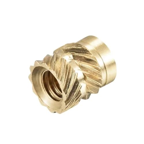 uxcell M4 x 7mm L x 6mm OD Brass Knurled Insert Nuts (60 Pcs) | Heat Set Embedment Nut for 3D Printing thumbnail 5