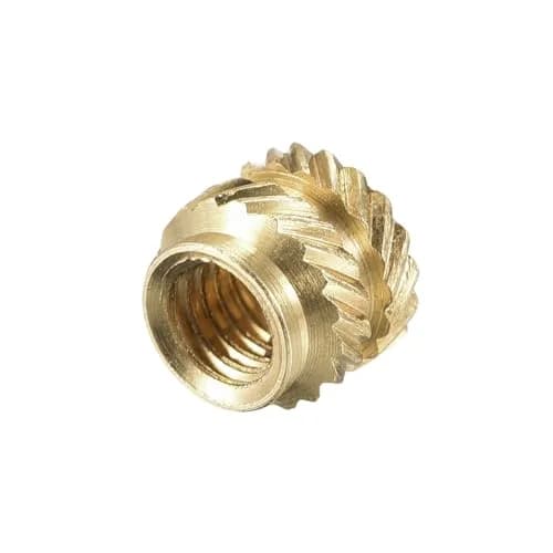 uxcell M3 x 4mm L x 5mm OD Brass Knurled Insert Nuts (60 Pcs) | Heat Set Embedment Nuts for 3D Printing thumbnail 4