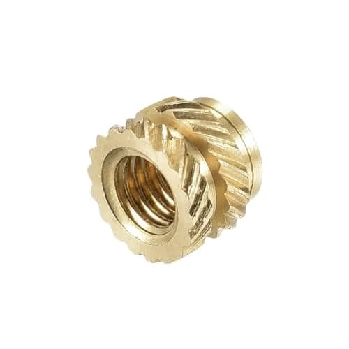 uxcell M3 x 4mm L x 5mm OD Brass Knurled Insert Nuts (60 Pcs) | Heat Set Embedment Nuts for 3D Printing thumbnail 5