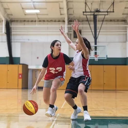 KUYOTQ 3LBS Weighted Training Basketball 1.36 kg (3 lbs) Size 7 | Improves Ball Handling Dribbling Passing Rebounding thumbnail 5