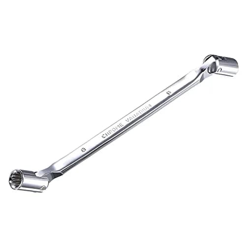 uxcell 8mm x 9mm Flexible Head Socket Wrench | 180 Degree Rotation for Tight Spaces thumbnail 1