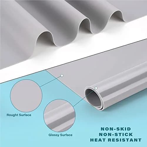 Gartful Silicone Craft Sheet Large 70x50cm (27.6"x19.7") | Protects Surfaces from Resin, Paint & Heat thumbnail 3