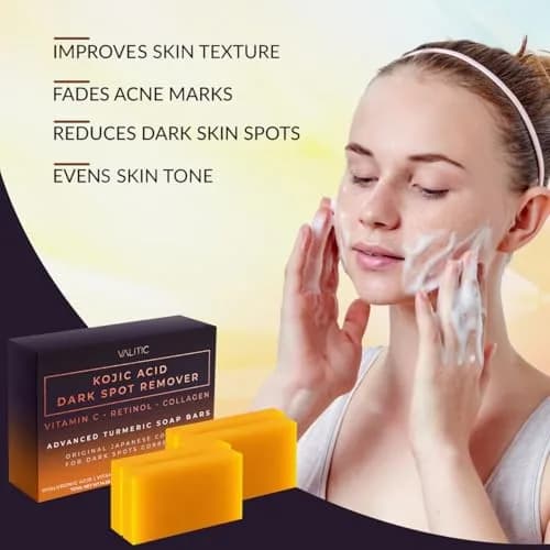 VALITIC Kojic Acid Dark Spot Remover Soap Bars 100g (3.52oz) 4-Pack | Japanese Complex for Even Tone & Glow thumbnail 4