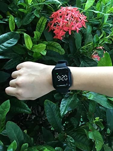 e-vibra Vibrating Alarm Watch, Potty Training Watch with 15 Alarms & USB Rechargeable, Black (3.2cm Case) thumbnail 2