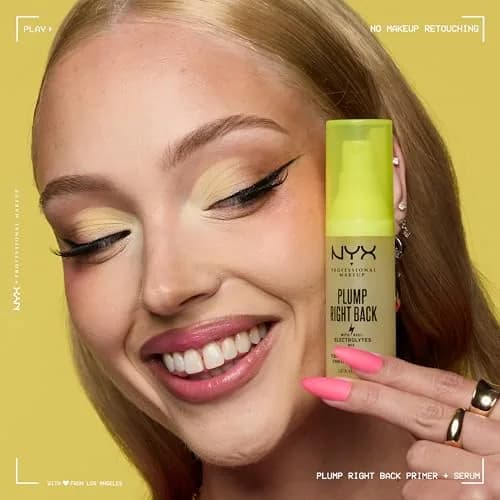 NYX PROFESSIONAL MAKEUP Plump Right Back Plumping Serum & Primer, 30ml | Hyaluronic Acid & Vitamins for All Skin Types thumbnail 9
