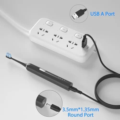 SIOCEN Electric Toothbrush Charger Cable 3ft Pink | Compatible with Fairywill FW917 SG508 FW-508 FW-507 thumbnail 2