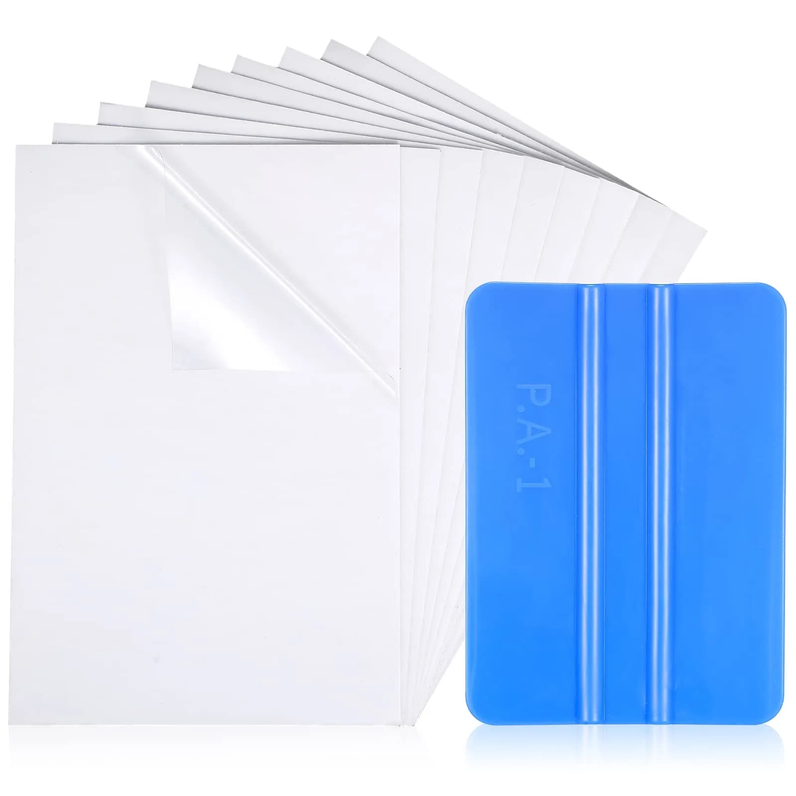 Zonon Windshield Sticker Applicator 4x6 in | Static Cling Window Film for Car Windows - main product image