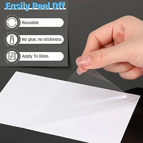 Zonon Windshield Sticker Applicator 4x6 in | Static Cling Window Film for Car Windows thumbnail 4