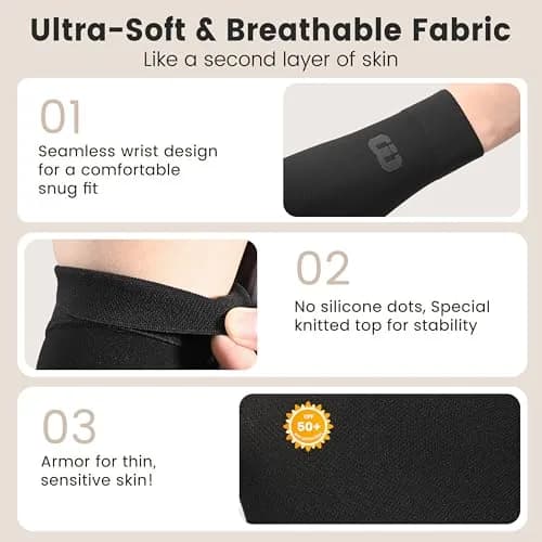 MGANG Medical Compression Arm Sleeve 15-20 mmHg | Post-Surgery & Lymphedema Relief thumbnail 4