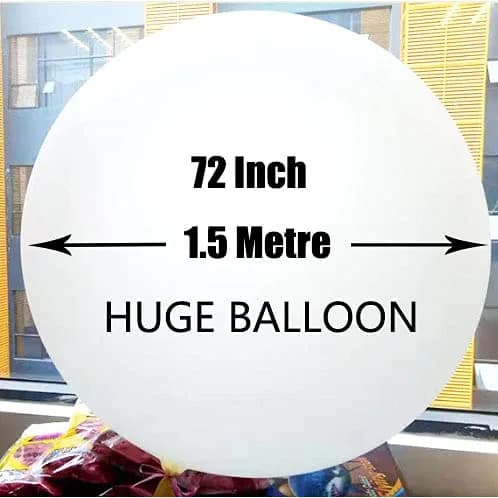 Nballoon Professional Weather Balloon 1.83 m (6 ft) | Lift Altitude 26,000m thumbnail 3