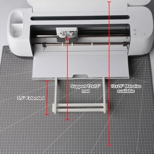 LOPASA Extension Tray for Cricut Maker 4, 3, Explore 5 | Holds Vinyl & Mat Straight thumbnail 3