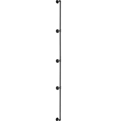 VEVOR Pipe Stair Handrail 13 FT (3.96 m) | Industrial Carbon Steel Staircase Handrail with 440 lbs Load Capacity thumbnail 9