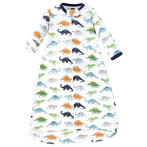 Hudson Baby Unisex Cotton Long-Sleeve Wearable Sleeping Bag Sack Blanket Dinosaurs 12-18 Months thumbnail 3
