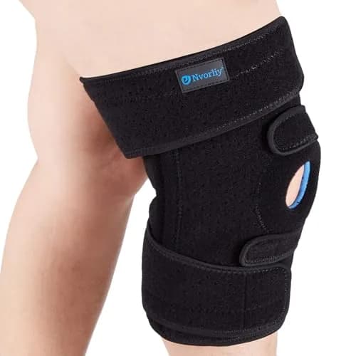 Nvorliy Knee Brace for Women Plus Size | Support for Arthritis & Meniscus (7XL/8XL, Black) thumbnail 1