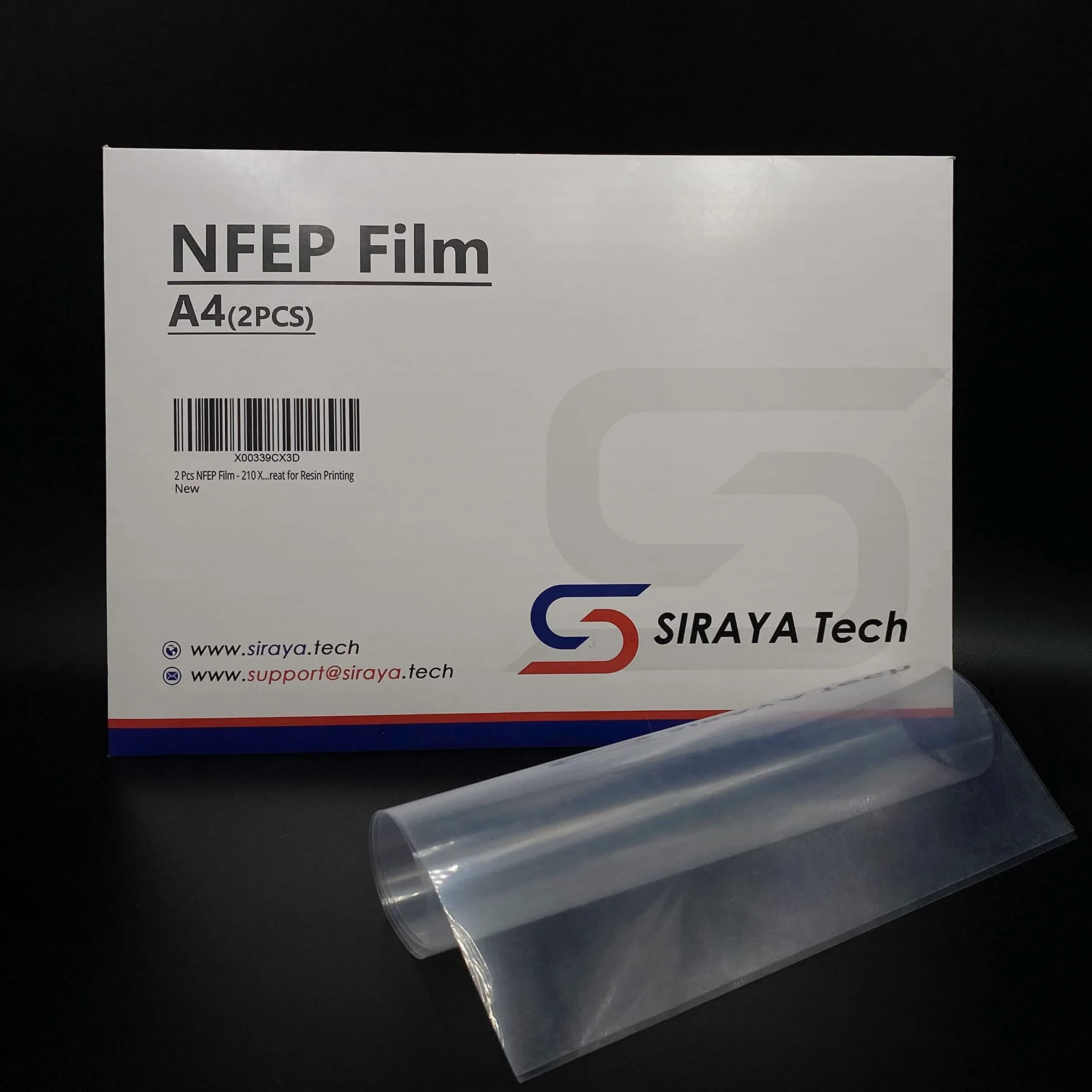 Siraya Tech NFEP Film A4 Size (210 x 297mm) | 2 Pcs for Resin 3D Printers - main product image