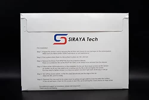 Siraya Tech NFEP Film A4 Size (210 x 297mm) | 2 Pcs for Resin 3D Printers thumbnail 7
