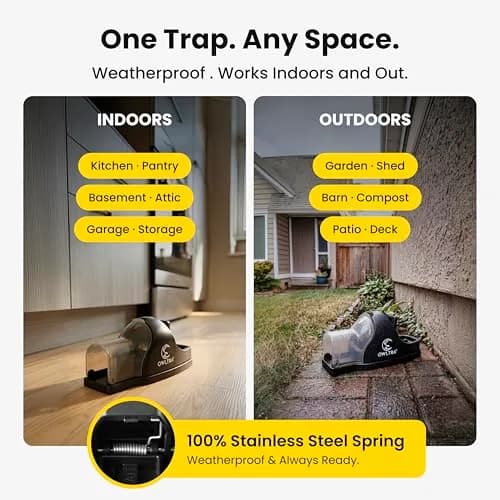 OWLTRA Tunnel Snap Mouse Trap 2PCS | Safe, Humane & Reusable Indoor/Outdoor thumbnail 9