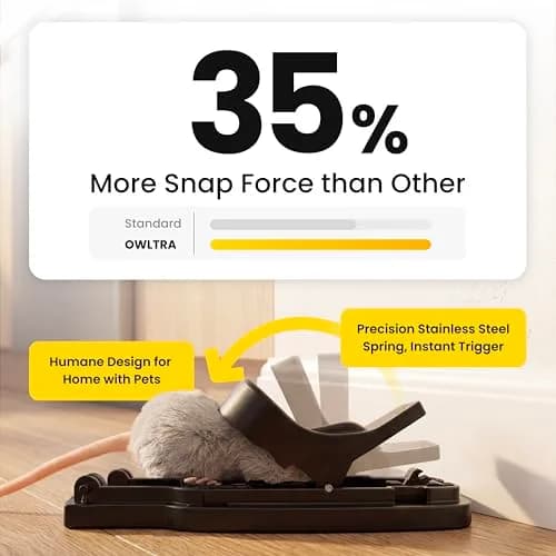 OWLTRA Tunnel Snap Mouse Trap 2PCS | Safe, Humane & Reusable Indoor/Outdoor thumbnail 4