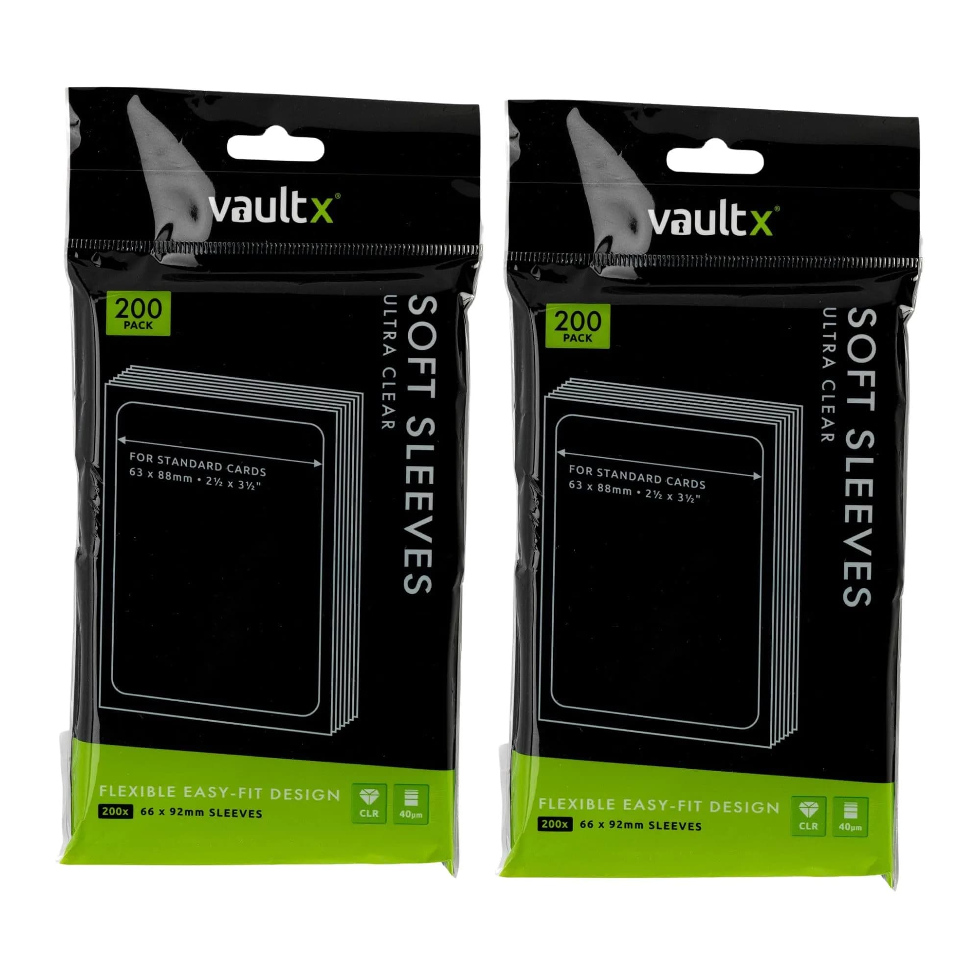 Vault X Soft Penny Sleeves 66mm x 92mm (400 Pack) | Acid-Free, PVC-Free Card Protection - main product image