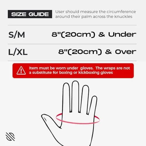 Sanabul Gel Boxing Hand Wraps for Men & Women L/XL | Superior Knuckle & Wrist Support thumbnail 5