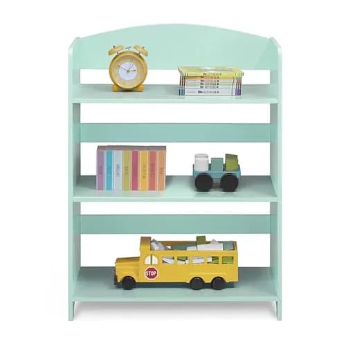 Delta Children MySize Bookshelf - Greenguard Gold Certified, Mint | Kid-Sized, Durable Wooden Bookcase thumbnail 1