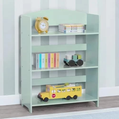 Delta Children MySize Bookshelf - Greenguard Gold Certified, Mint | Kid-Sized, Durable Wooden Bookcase thumbnail 3
