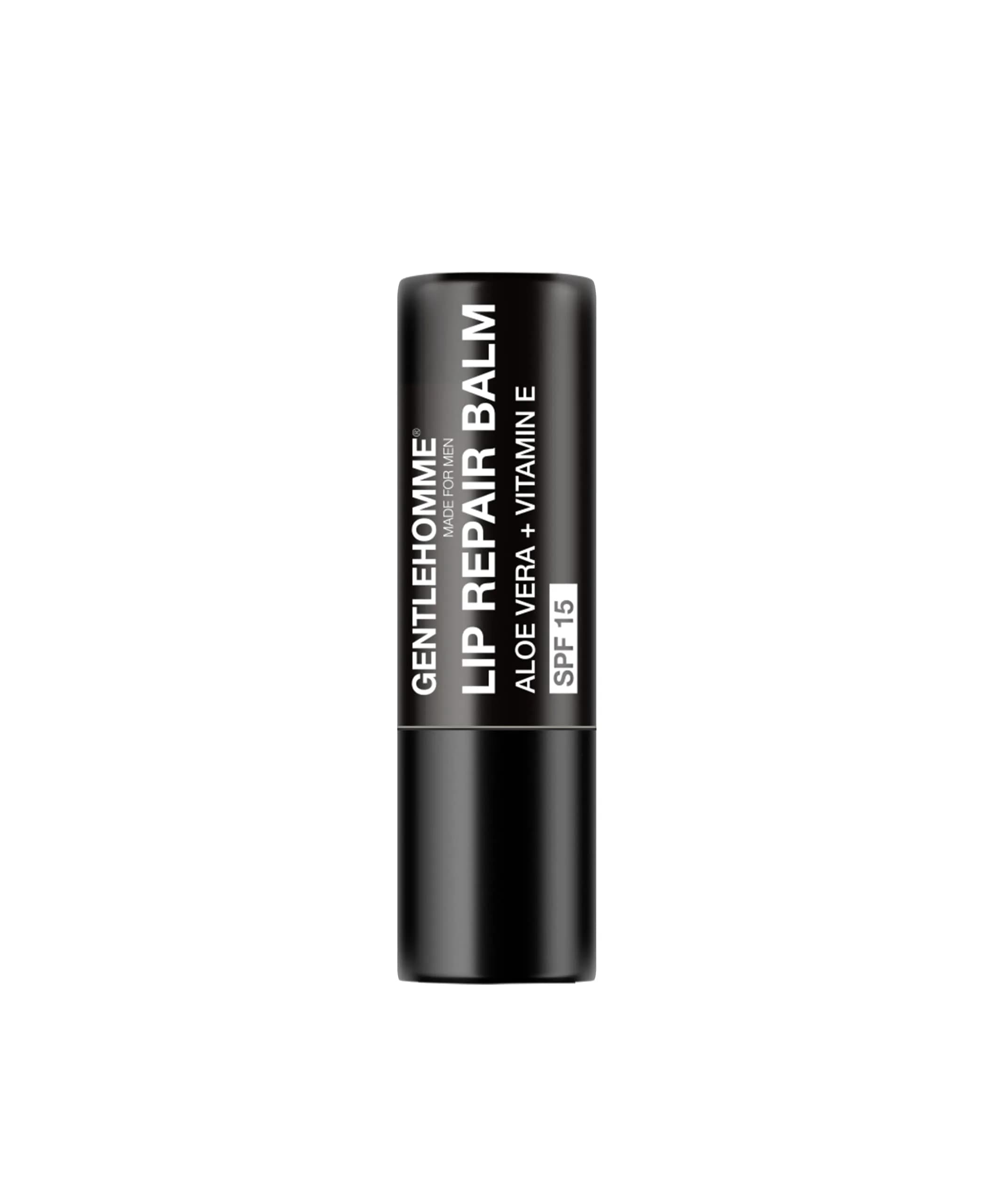 Gentlehomme Lip Repair Balm SPF 15 | Hydrates & Repairs Dry, Cracked Lips - Vegan, Clear Balm, 1 Pack - main product image