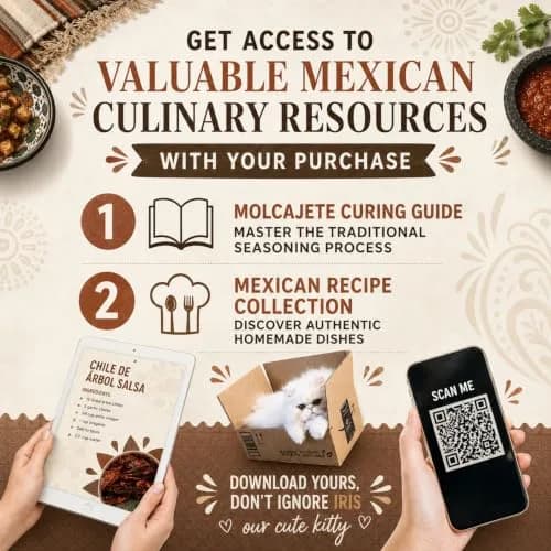 Cuitáxi Molcajete Mexicano Lava Rock Mortar and Pestle Set 20.3cm (8 inch) | Authentic Volcanic Stone for Guacamole and Spices thumbnail 8