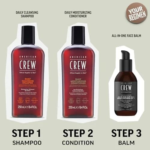 American Crew Daily Cleansing Shampoo 3.3 fl oz | Moisturizing, Vegan, Citrus Mint for Men thumbnail 6