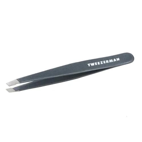Tweezerman Slant Tweezer – Tweezerman Tweezers for Eyebrows Blue Stone | Precision, Hand-Filed Tips, 25° Slant, Stainless Steel thumbnail 1