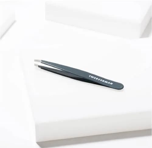 Tweezerman Slant Tweezer – Tweezerman Tweezers for Eyebrows Blue Stone | Precision, Hand-Filed Tips, 25° Slant, Stainless Steel thumbnail 6