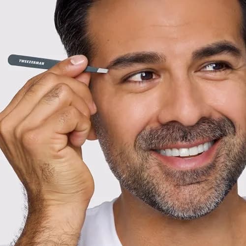 Tweezerman Slant Tweezer – Tweezerman Tweezers for Eyebrows Blue Stone | Precision, Hand-Filed Tips, 25° Slant, Stainless Steel thumbnail 2