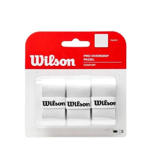 WILSON Pro Padel Overgrip 3 Pack | Thin, Stretch Felt for Extended Feel thumbnail 1