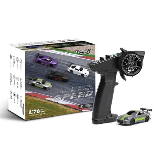 havcybin 1:76 Turbo Racing Scale RC Sport Car | Mini Model Car with Proportional RTR Kit thumbnail 1