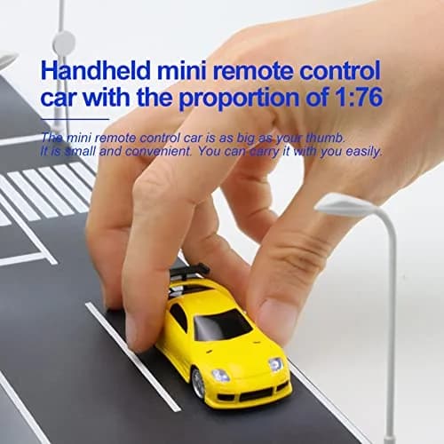 havcybin 1:76 Turbo Racing Scale RC Sport Car | Mini Model with Proportional RTR Kit (C71white) thumbnail 5
