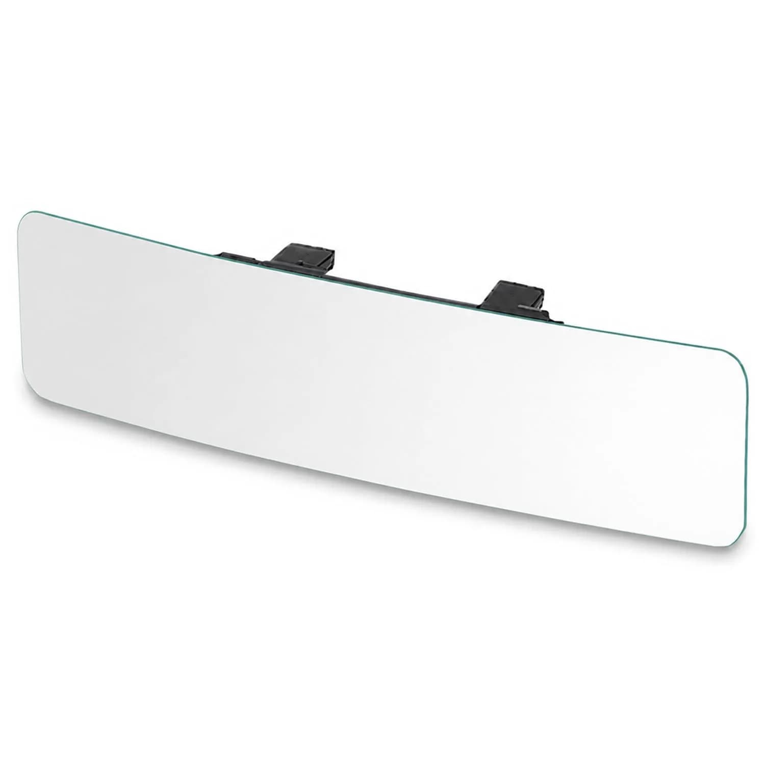 SkycropHD Wide Angle Panoramic Car Rearview Mirror, 12'' | Frameless, Convex, White — White Convex