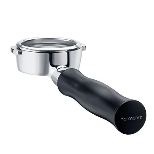 Normcore Black 18g Coffee Filter | Bottomless Portafilter for E61, Flair 58, ECM, Rocket, Sanremo, Synesso, Slayer, VBM Espresso Machines thumbnail 1