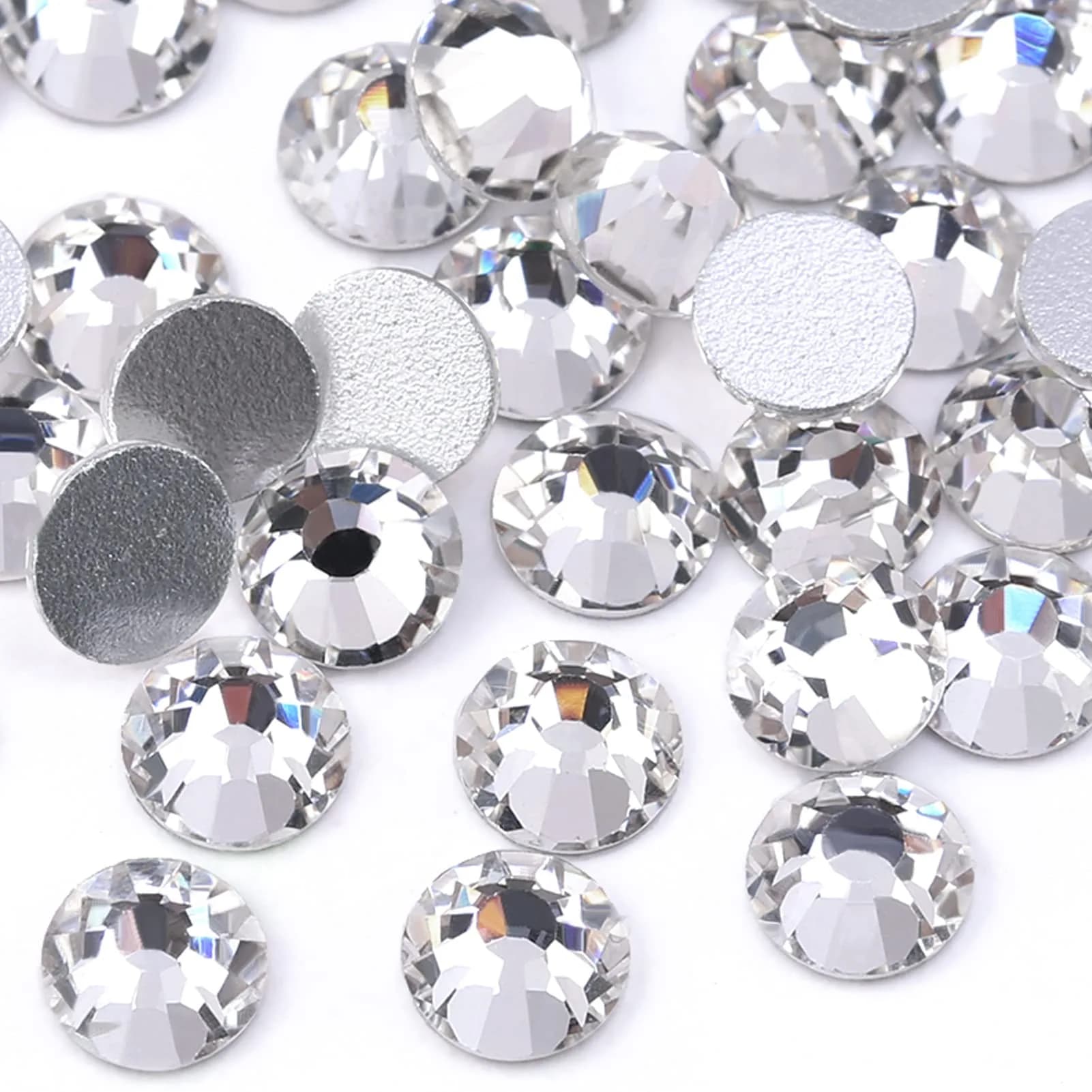 Dowarm Craft Bead Flatback Rhinestones 1.5MM | Sparkling Crystal for Nails & Crafts — Crystal Clear