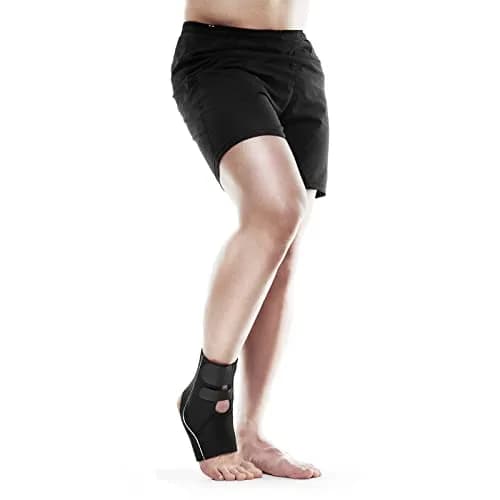 Rehband QD Ankle Support Brace Black Small | 5mm Neoprene Compression Sleeve for Sports & Everyday Use thumbnail 4