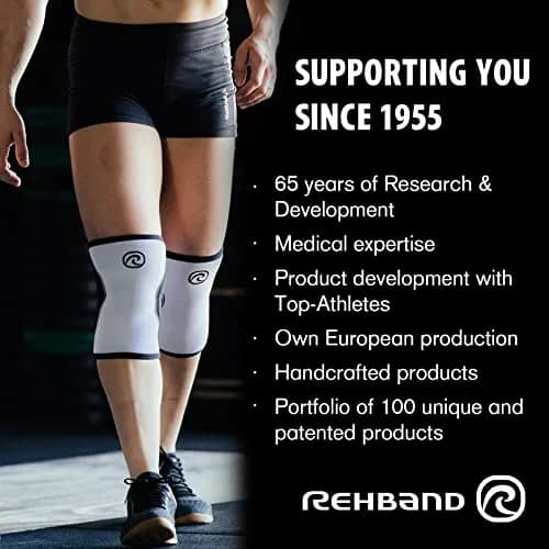 Rehband QD Ankle Support Brace Black X-Large | 5mm Neoprene Compression Sleeve for Sports & Training thumbnail 6