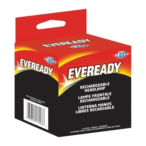 Eveready Rechargeable LED Headlamp 2-Pack | 300 Lumens, 60m Beam, IPX4 Water Resistant thumbnail 8