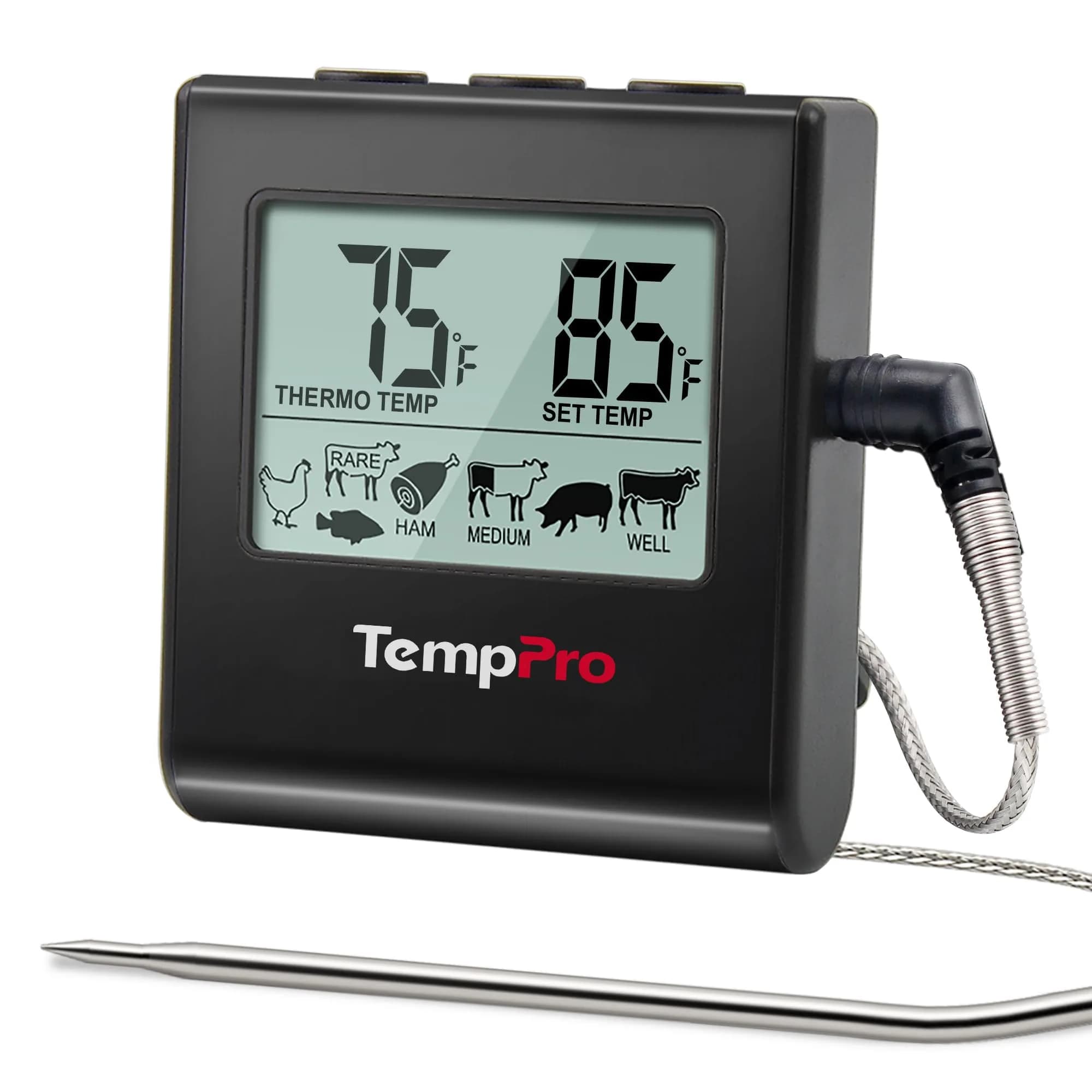 TempPro TP16 Digital Meat Thermometer for Cooking | 0-300°C (32-716°F) Probe
