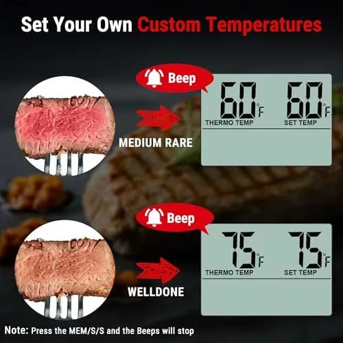TempPro TP16 Digital Meat Thermometer for Cooking | 0-300°C (32-716°F) Probe thumbnail 4