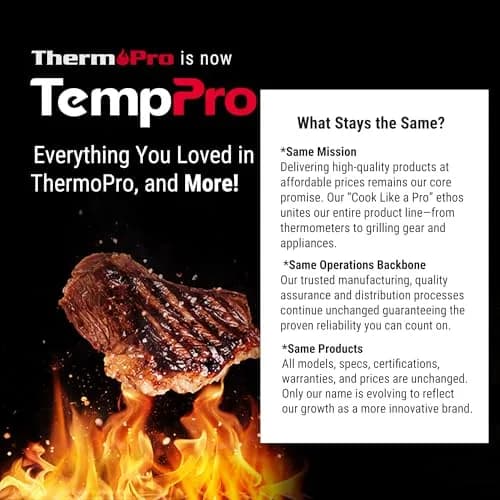 TempPro TP16 Digital Meat Thermometer for Cooking | 0-300°C (32-716°F) Probe thumbnail 9