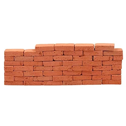 Haiabei 200 Pcs 1/16 Miniature Red Bricks | 16mm x 8mm x 4.5mm thumbnail 4