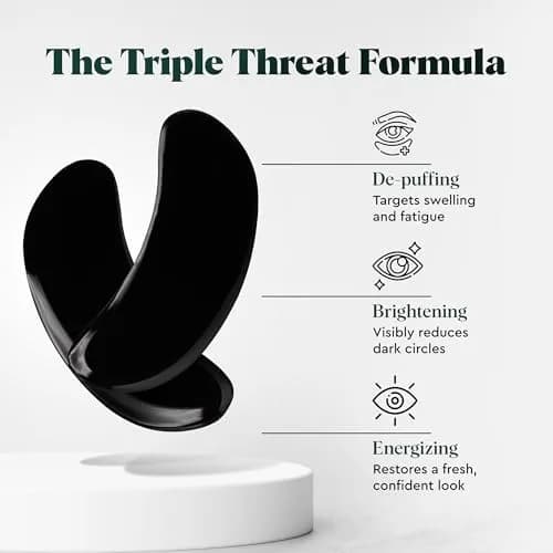 The Wolf Project Under Eye Patches for Dark Circles & Puffiness | Cooling Caffeine Gel Pads (5 Pairs) thumbnail 3