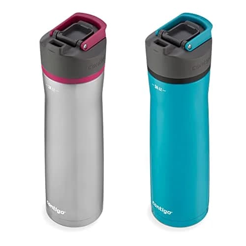 Contigo Cortland Chill 2.0 Stainless Steel Water Bottle 24oz | Double Wall Vacuum Insulated, Spill-Proof, 2-Count thumbnail 2