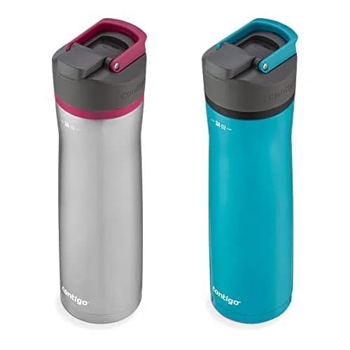 Contigo Cortland Chill 2.0 Stainless Steel Water Bottle 24oz | Double Wall Vacuum Insulated, Spill-Proof, 2-Count thumbnail 3