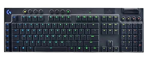 JuYuish Silicone Clear Keyboard Cover Skin for Logitech G915 & G815 | Dust & Liquid Protection thumbnail 1
