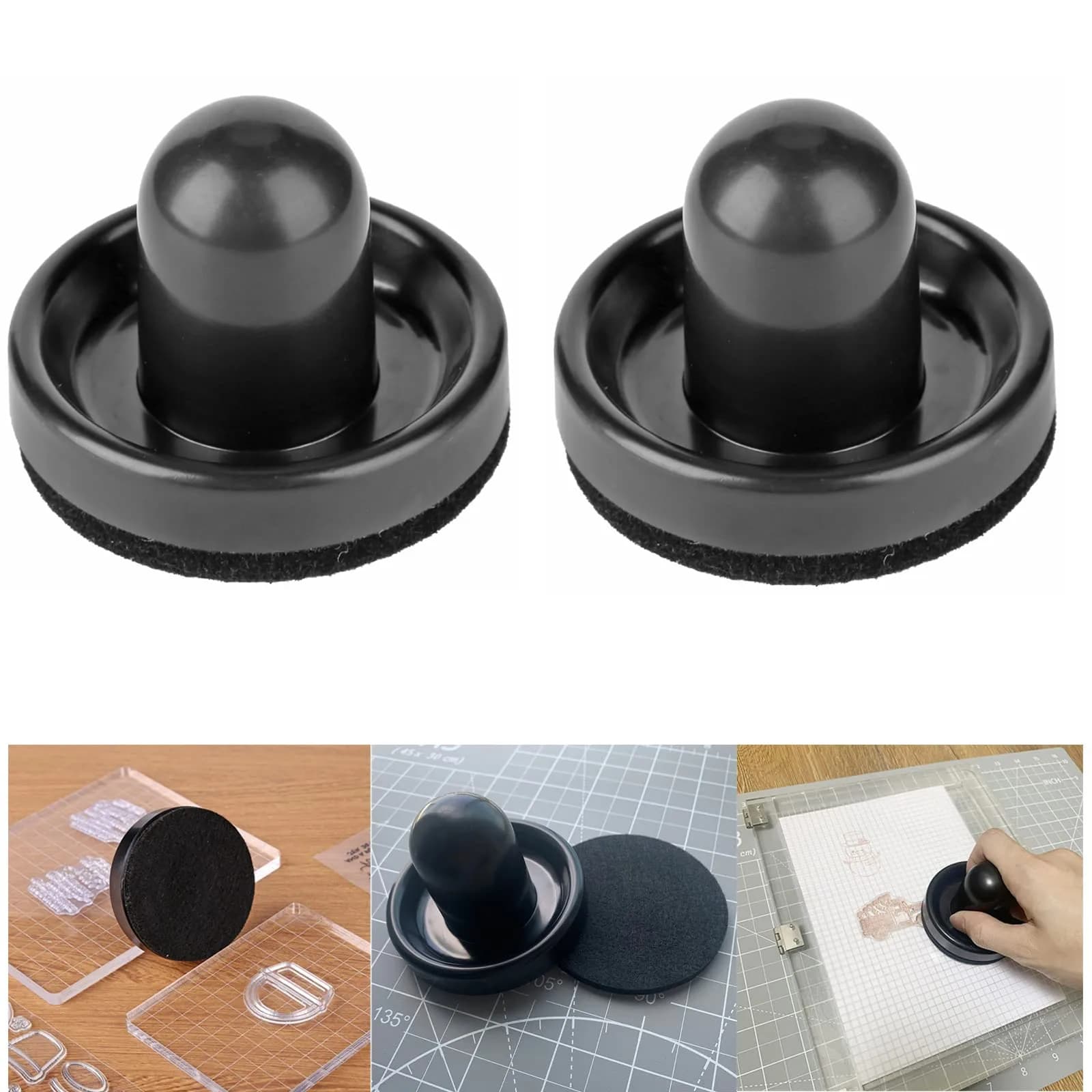 CYFUN DESIGN Rubber Stamp Pressure Tool 6 x 7.5cm | Ideal for Card Making & Scrapbooking